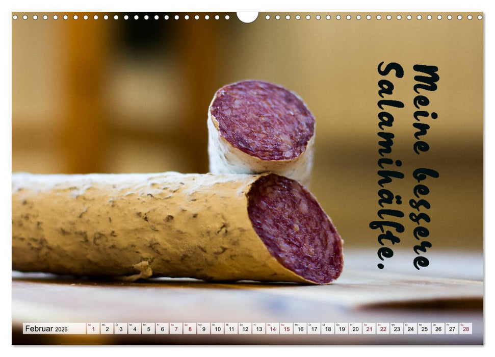 Wurstkalender. Es geht um die Wurst. (CALVENDO Wandkalender 2026)