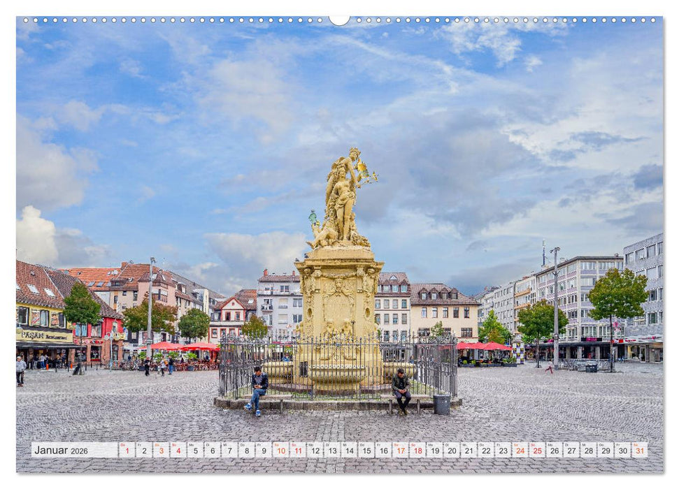 Mannheim Impressionen (CALVENDO Premium Wandkalender 2026)