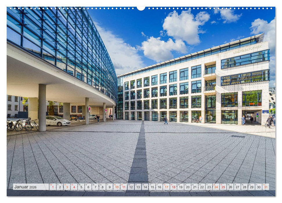 Saarbrücken Impressionen (CALVENDO Premium Wandkalender 2026)