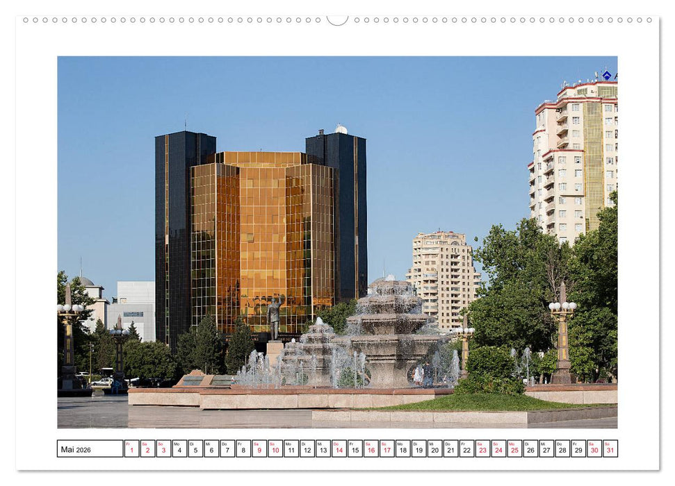Baku - Erdöl, Sozialismus und Welterbe (CALVENDO Premium Wandkalender 2026)
