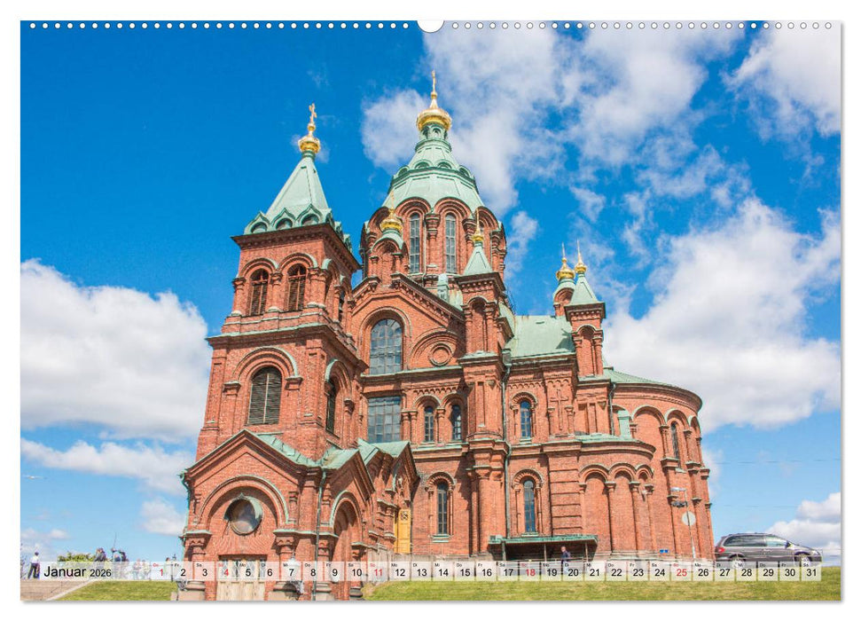 Helsinki - Wunderschöne Ostseemetropole (CALVENDO Premium Wandkalender 2026)