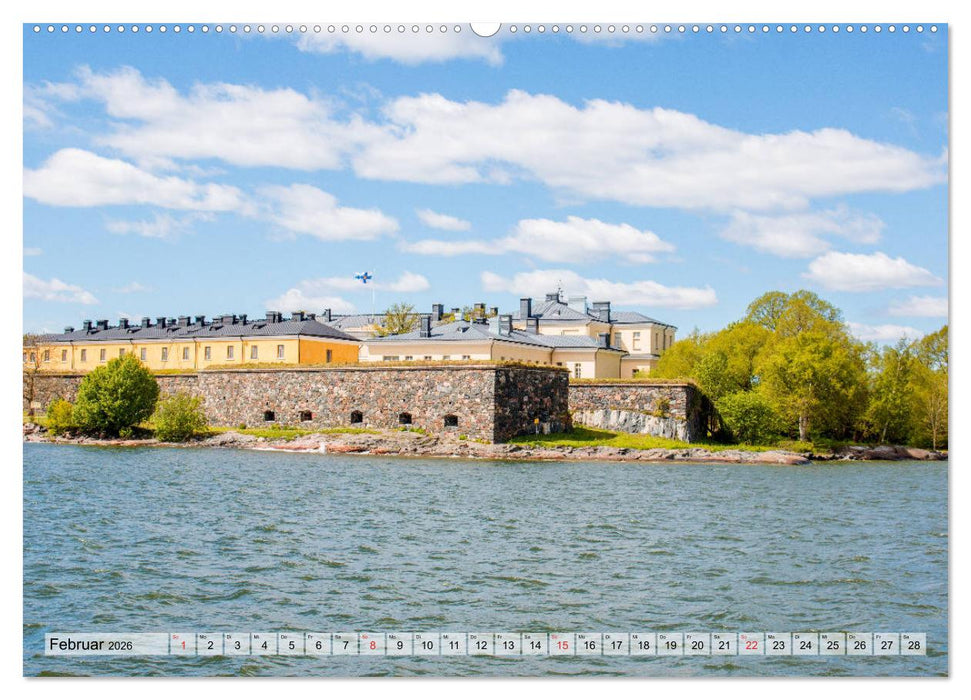 Helsinki - Wunderschöne Ostseemetropole (CALVENDO Premium Wandkalender 2026)