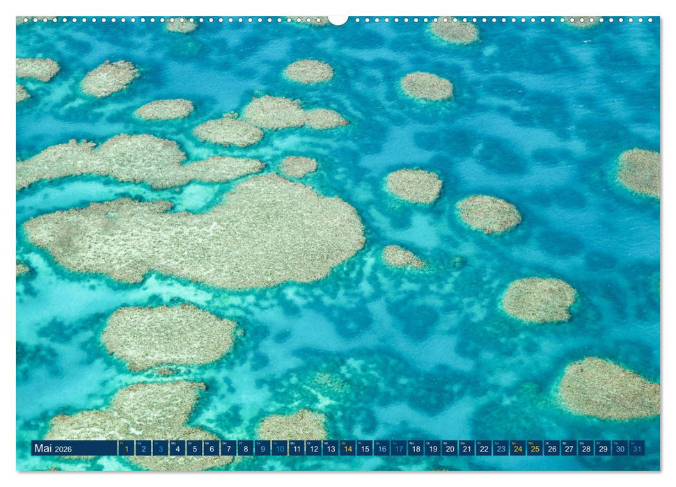 Great Barrier Reef und die Whitsundays (CALVENDO Premium Wandkalender 2026)