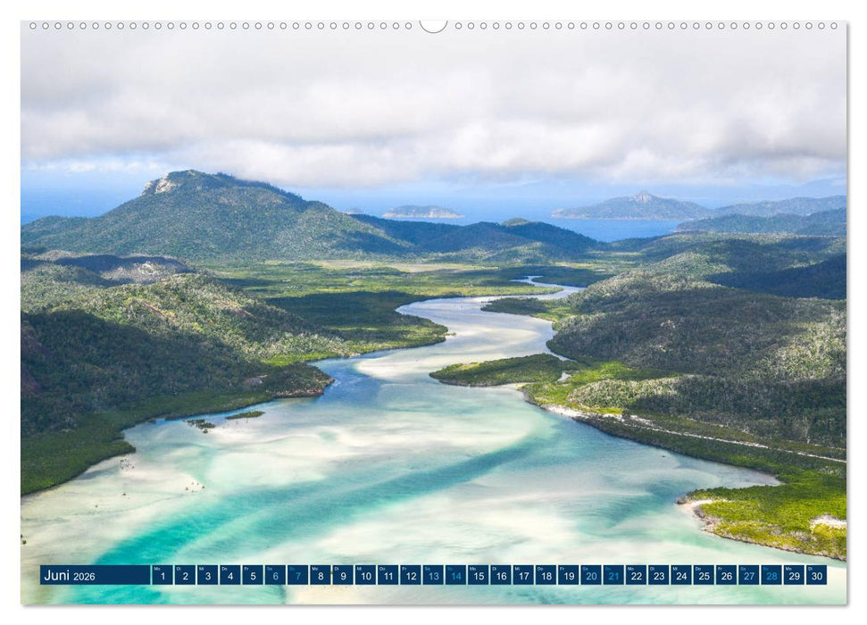 Great Barrier Reef und die Whitsundays (CALVENDO Premium Wandkalender 2026)
