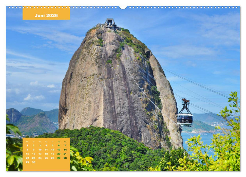 Erlebe mit mir das berauschende Rio de Janeiro (CALVENDO Wandkalender 2026)