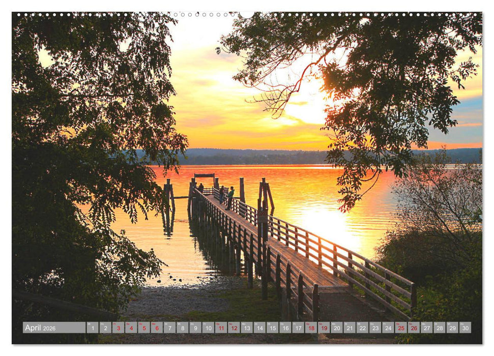 Mein Ammersee - am Ostufer entlang (CALVENDO Premium Wandkalender 2026)