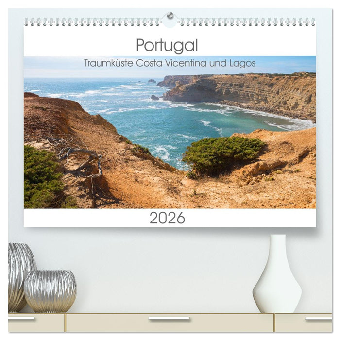 Portugal - Traumküste Costa Vicentina und Lagos (CALVENDO Premium Wandkalender 2026)