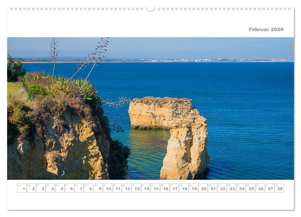 Portugal - Traumküste Costa Vicentina und Lagos (CALVENDO Premium Wandkalender 2026)