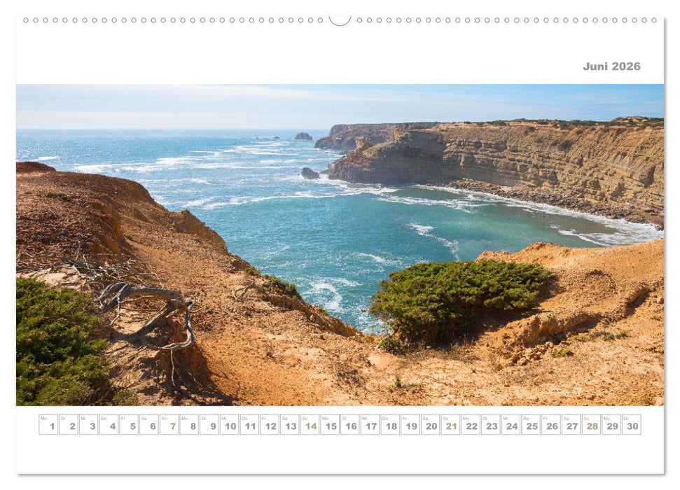 Portugal - Traumküste Costa Vicentina und Lagos (CALVENDO Premium Wandkalender 2026)