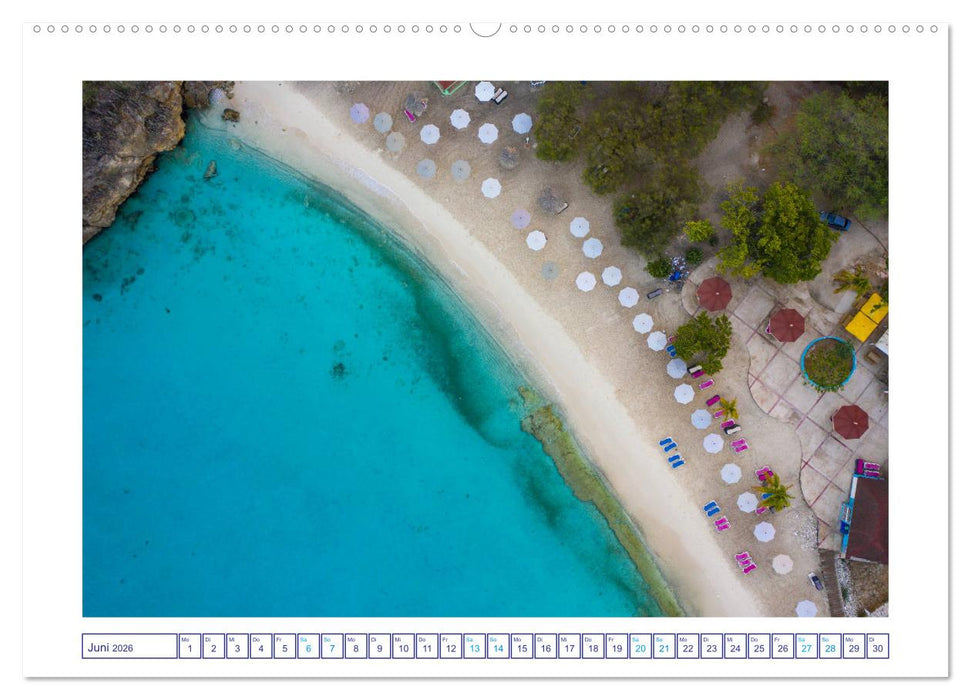 Strand und Meer auf Curaçao (CALVENDO Premium Wandkalender 2026)