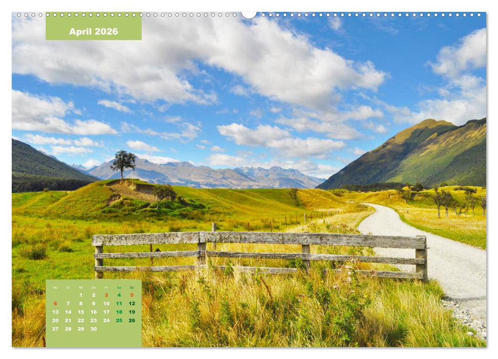 Erlebe mit mir die Höhepunkte von Neuseeland (CALVENDO Wandkalender 2026)