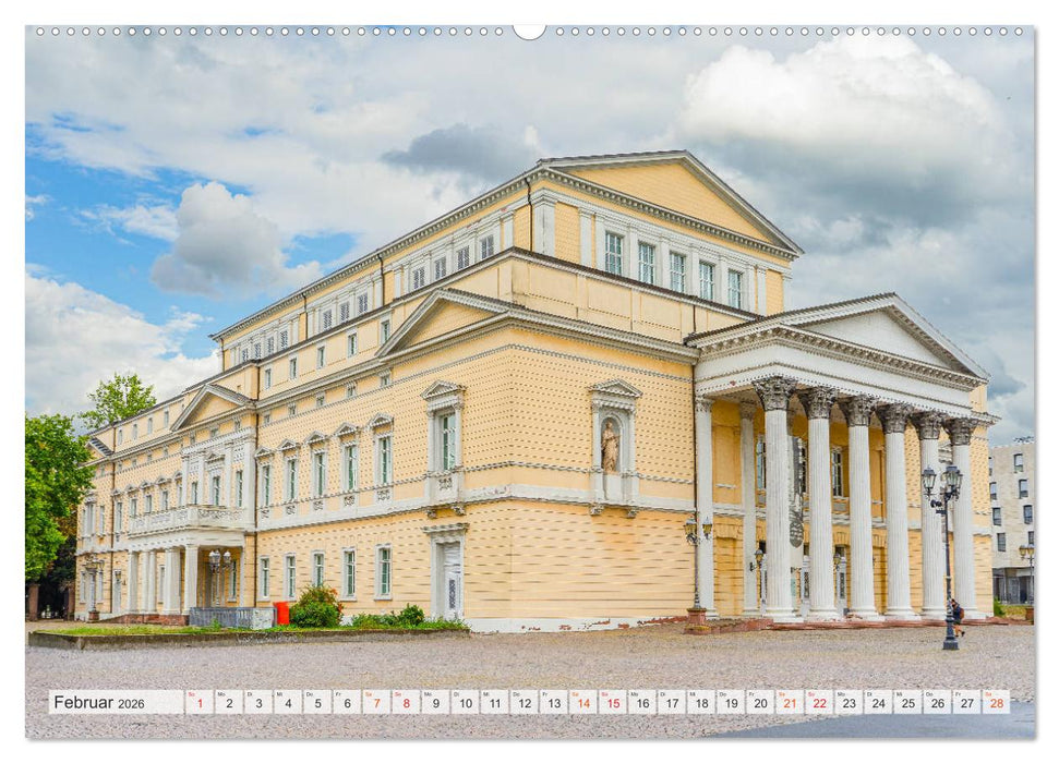 Darmstadt Stadtansichten (CALVENDO Wandkalender 2026)