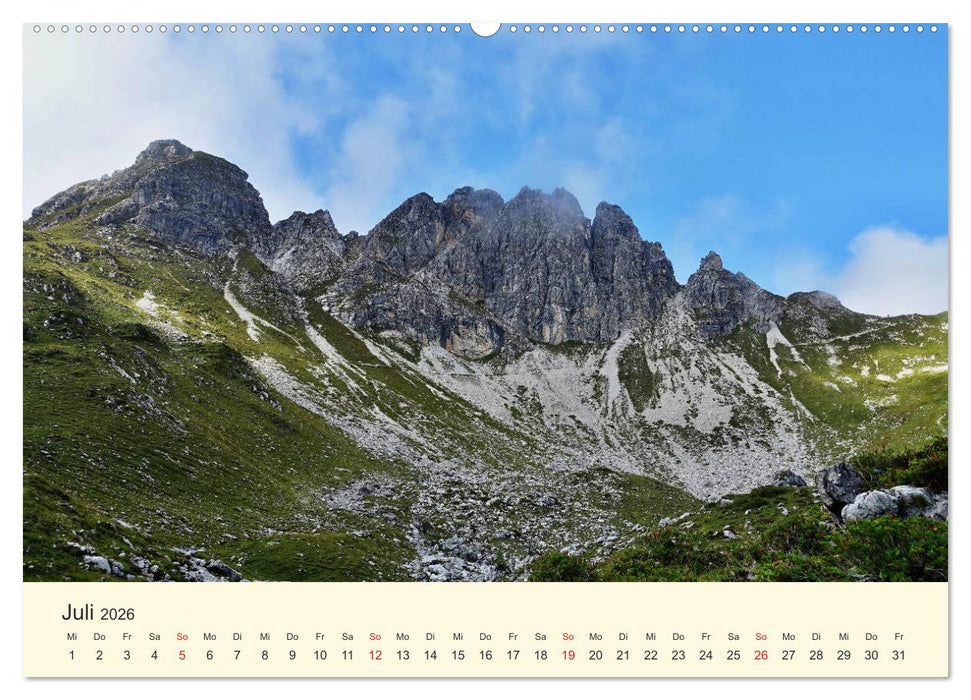Wanderglück im Allgäu (CALVENDO Premium Wandkalender 2026)