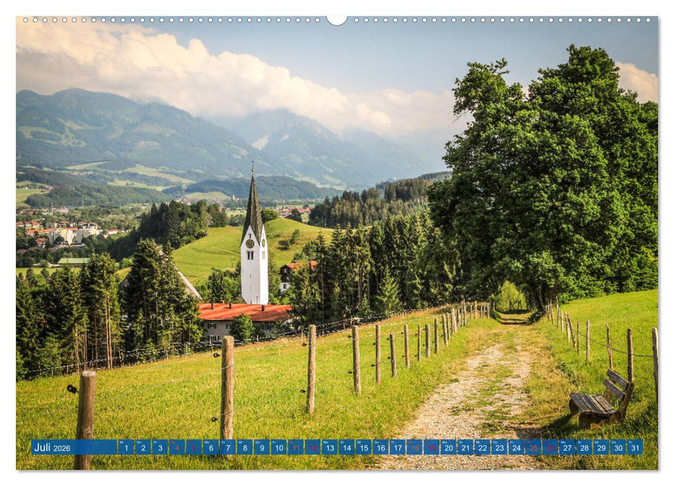 Allgäu - Perle im Süden (CALVENDO Premium Wandkalender 2026)