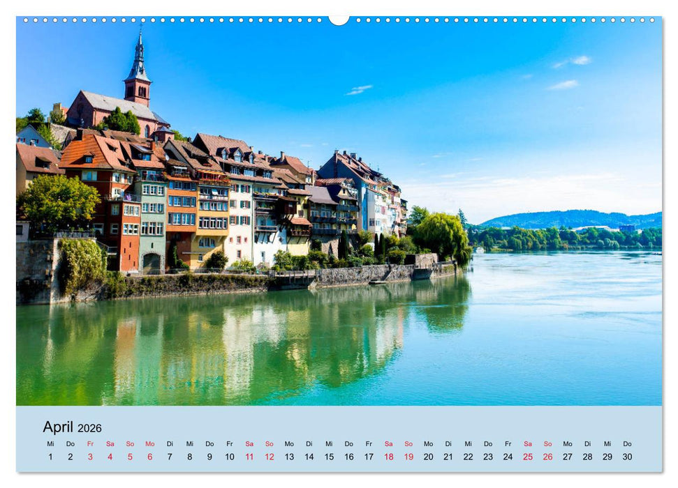 Impressionen vom Hochrhein (CALVENDO Premium Wandkalender 2026)