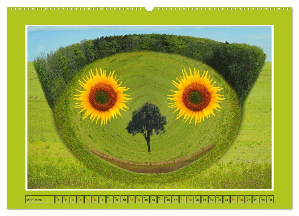 Lächeln in Landschaften (CALVENDO Wandkalender 2026)