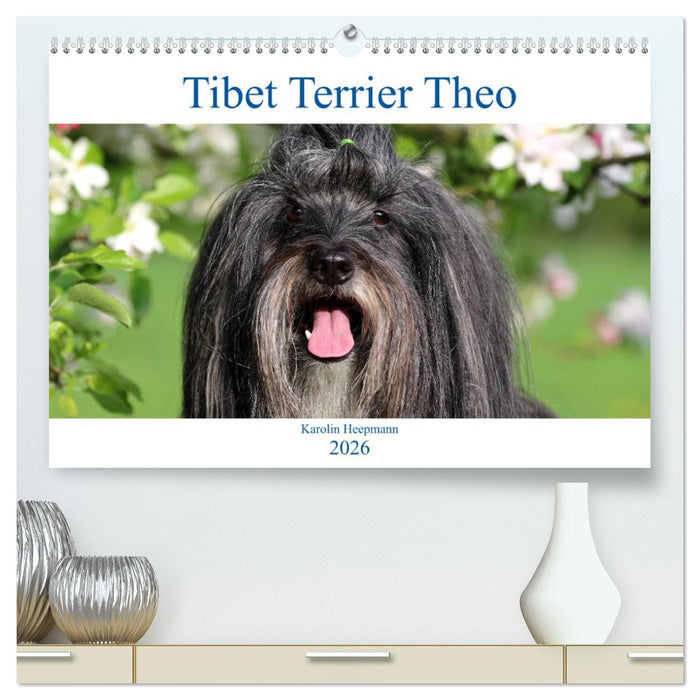 Tibet Terrier Theo (CALVENDO Premium Wandkalender 2026)