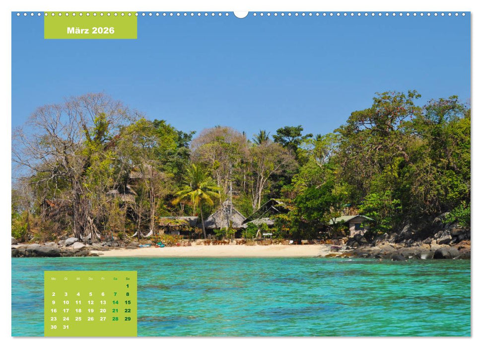 Erlebe mit mir Thailand der Süden (CALVENDO Wandkalender 2026)