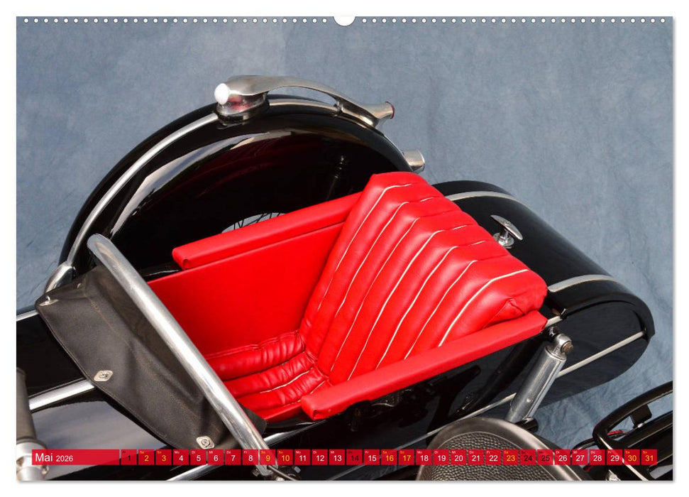 Horex Regina 3 mit Steib Seitenwagen S 501 (CALVENDO Premium Wandkalender 2026)