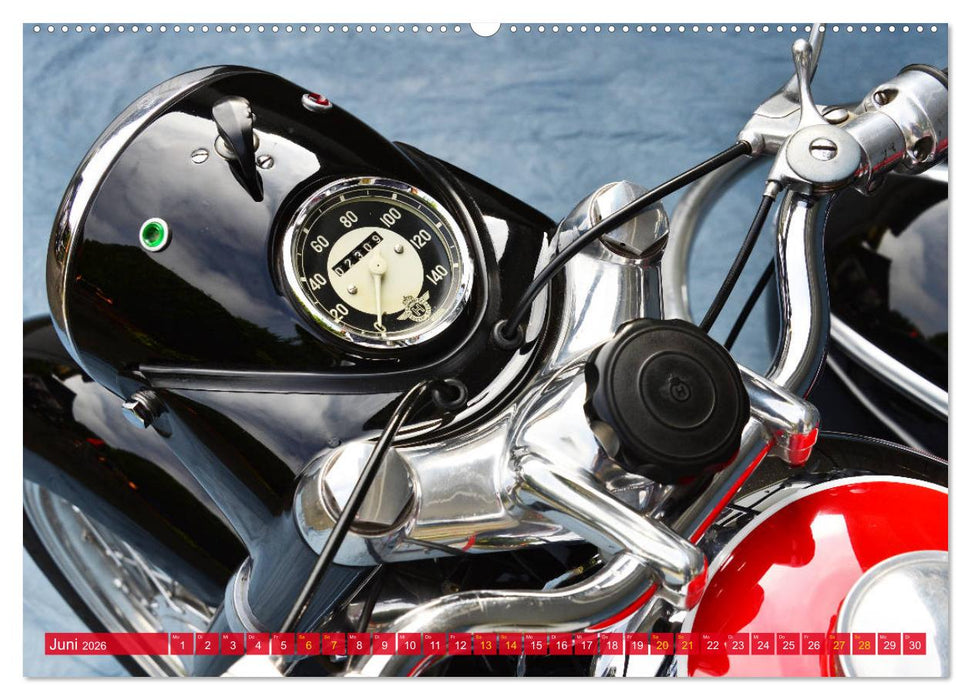 Horex Regina 3 mit Steib Seitenwagen S 501 (CALVENDO Premium Wandkalender 2026)