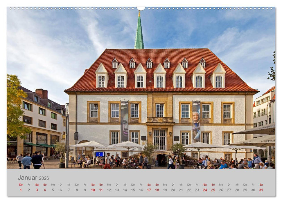 Bielefeld Am Rand des Teutoburger Waldes (CALVENDO Premium Wandkalender 2026)