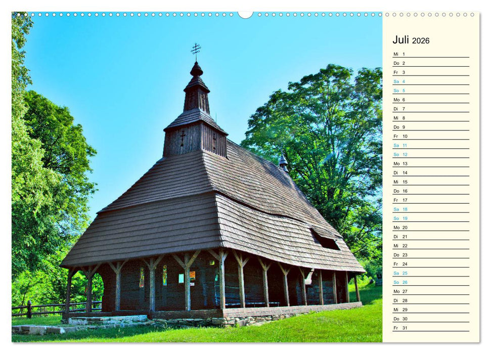 Slowakei - Abseits der Hohen Tatra (CALVENDO Premium Wandkalender 2026)