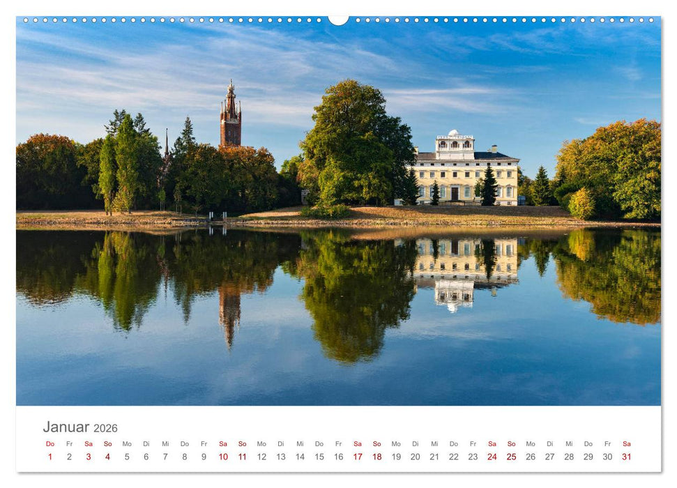 Dessau Design und ein schöner Park (CALVENDO Premium Wandkalender 2026)