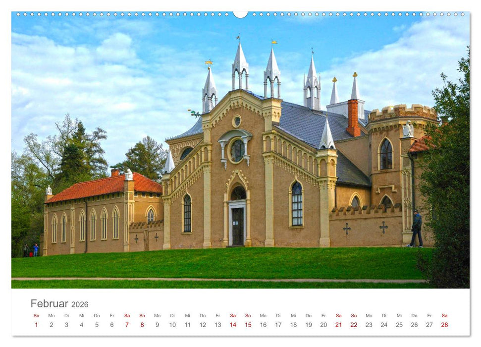 Dessau Design und ein schöner Park (CALVENDO Premium Wandkalender 2026)