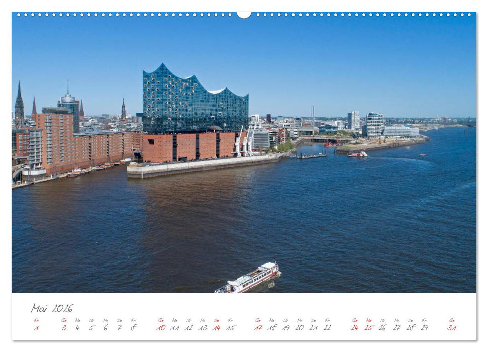 Die Elbe Impressionen (CALVENDO Premium Wandkalender 2026)