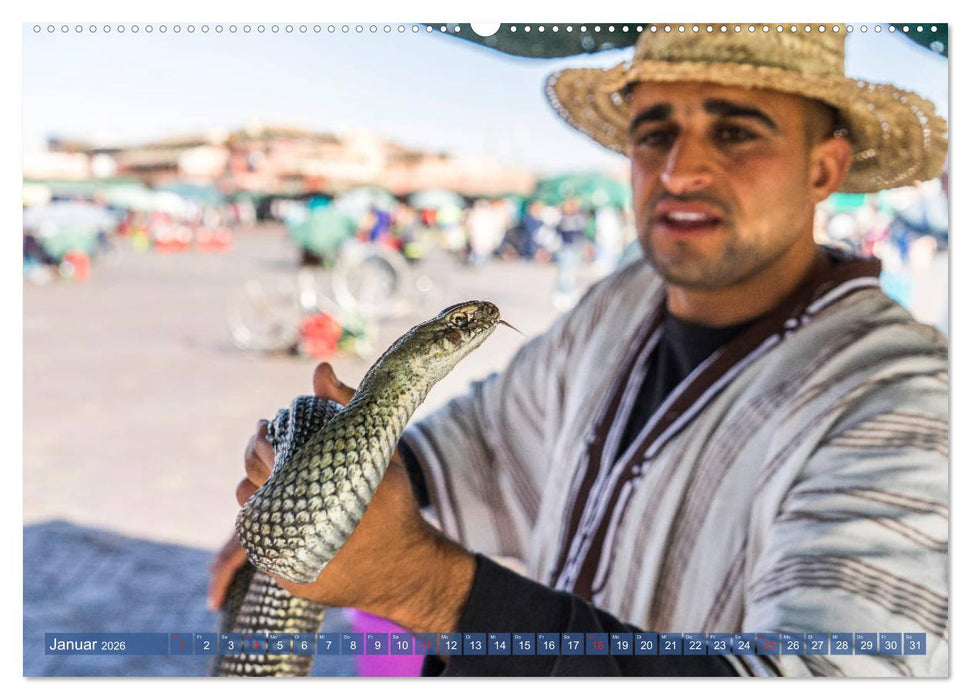 Die Farben Marokkos (CALVENDO Premium Wandkalender 2026)