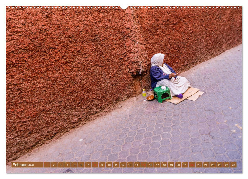 Die Farben Marokkos (CALVENDO Premium Wandkalender 2026)