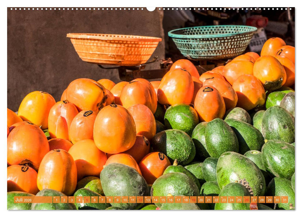 Die Farben Marokkos (CALVENDO Premium Wandkalender 2026)