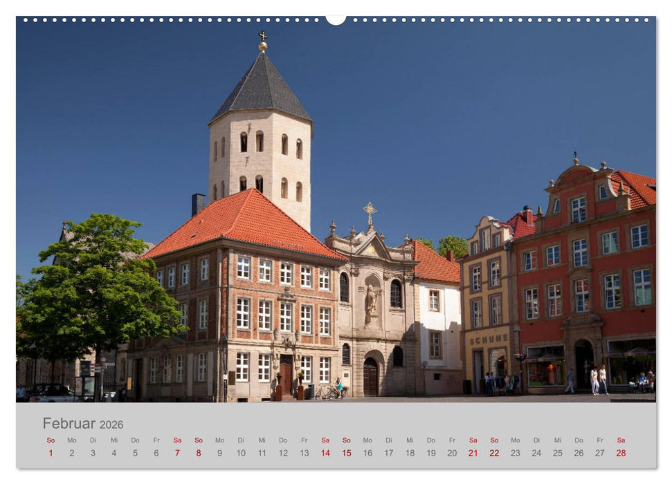 Paderborn Domstadt am Eggegebirge (CALVENDO Premium Wandkalender 2026)