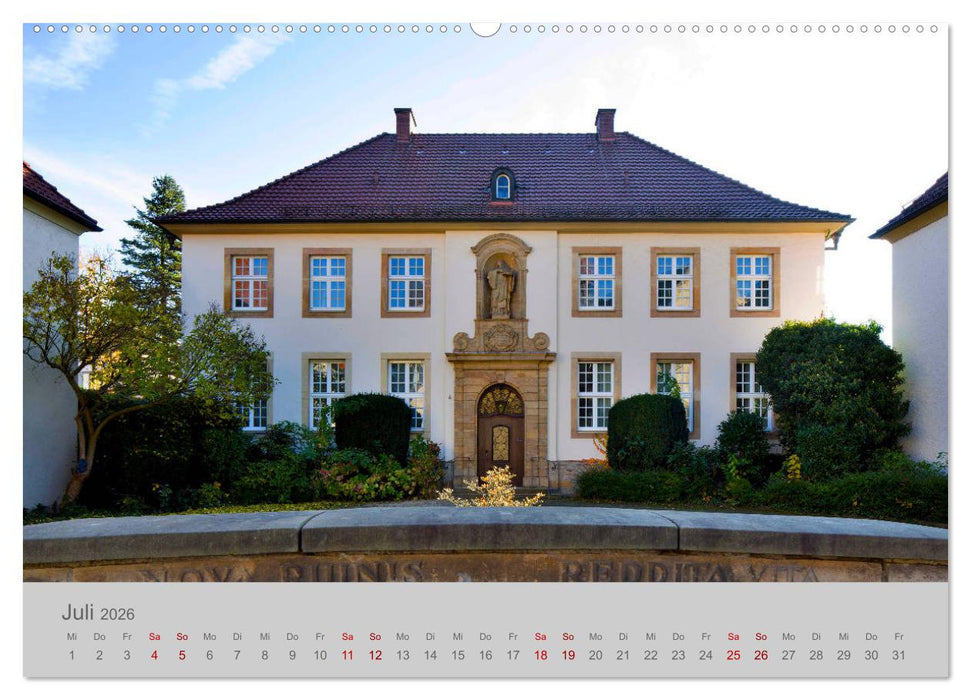 Paderborn Domstadt am Eggegebirge (CALVENDO Premium Wandkalender 2026)