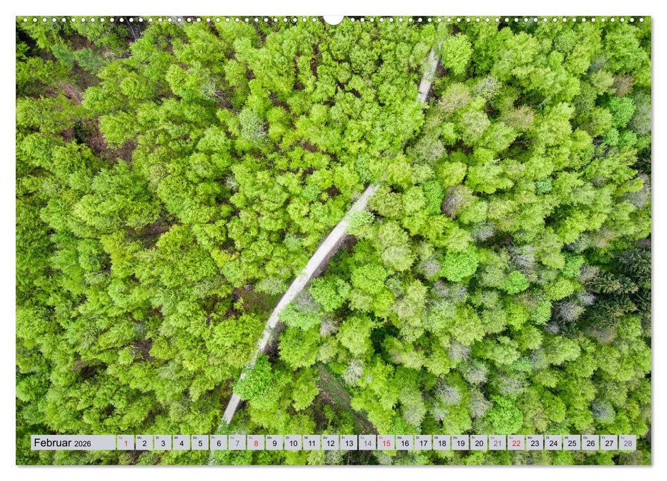 Ausblicke - Mittelhessen von Oben (CALVENDO Premium Wandkalender 2026)