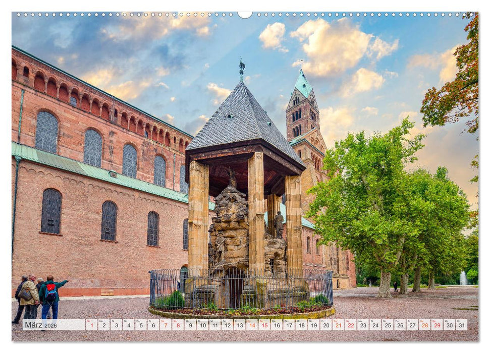 Speyer Impressionen (CALVENDO Premium Wandkalender 2026)