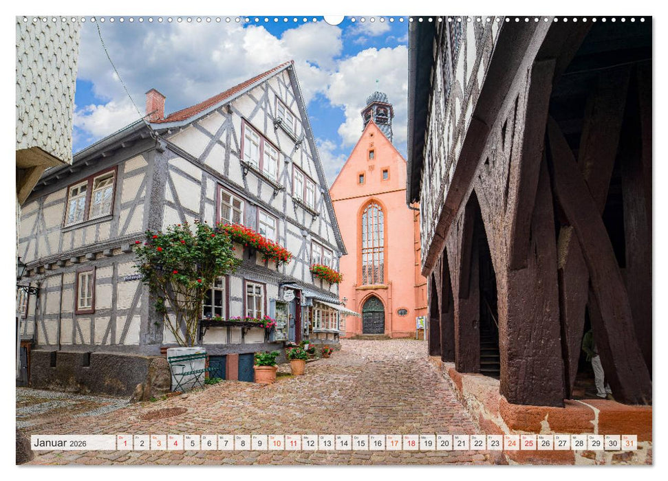 Michelstadt Impressionen (CALVENDO Premium Wandkalender 2026)