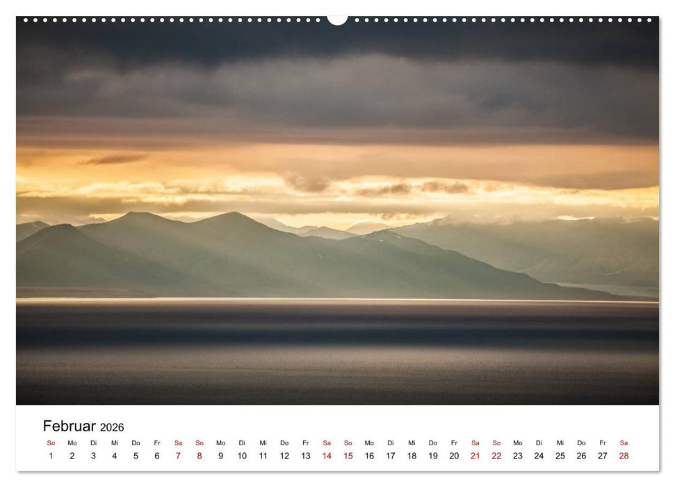 Spitzbergenkalender (CALVENDO Premium Wandkalender 2026)