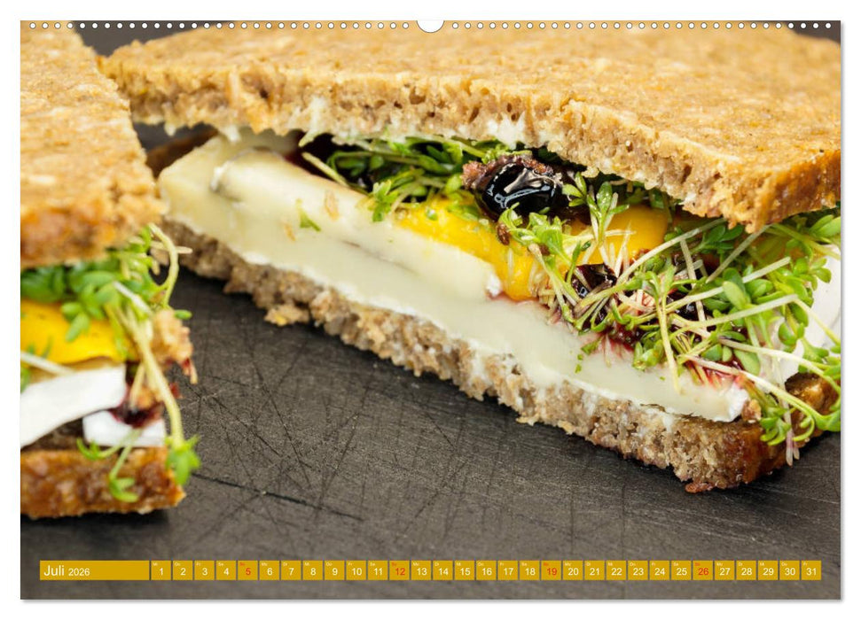 Brot und Gebäck. Feines aus der Backstube (CALVENDO Premium Wandkalender 2026)