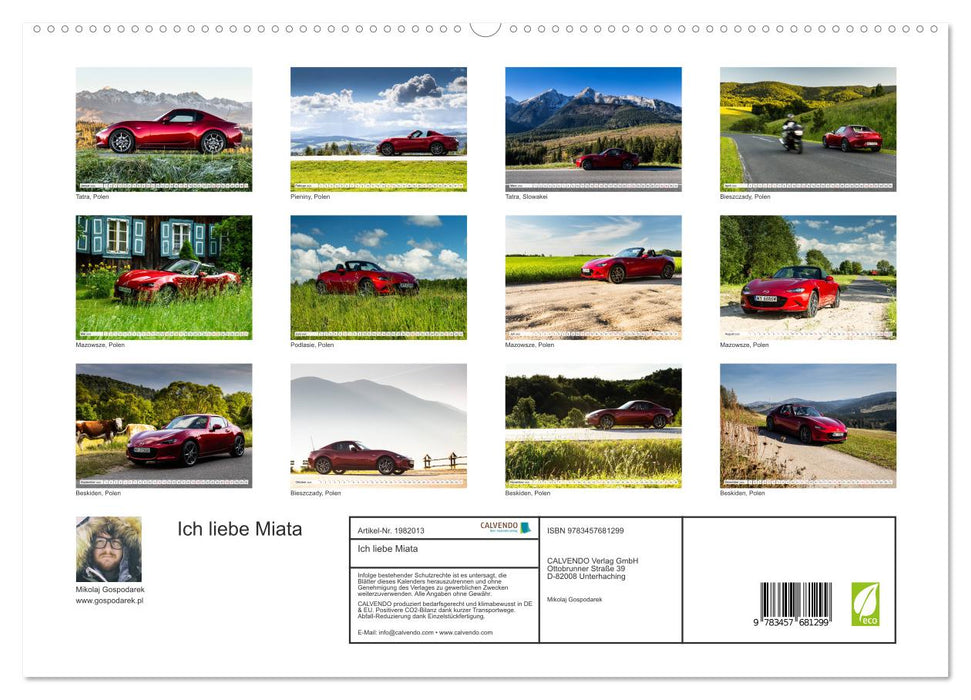 Ich liebe Miata (CALVENDO Premium Wandkalender 2026)