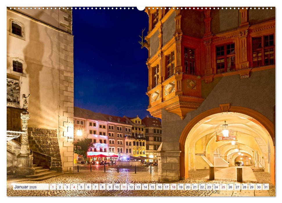 GÖRLITZ für Nachtschwärmer (CALVENDO Premium Wandkalender 2026)