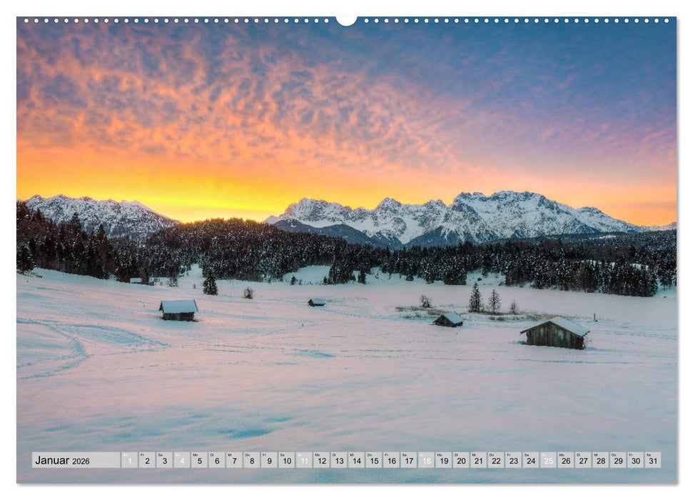 Wunderschönes Bayern (CALVENDO Premium Wandkalender 2026)