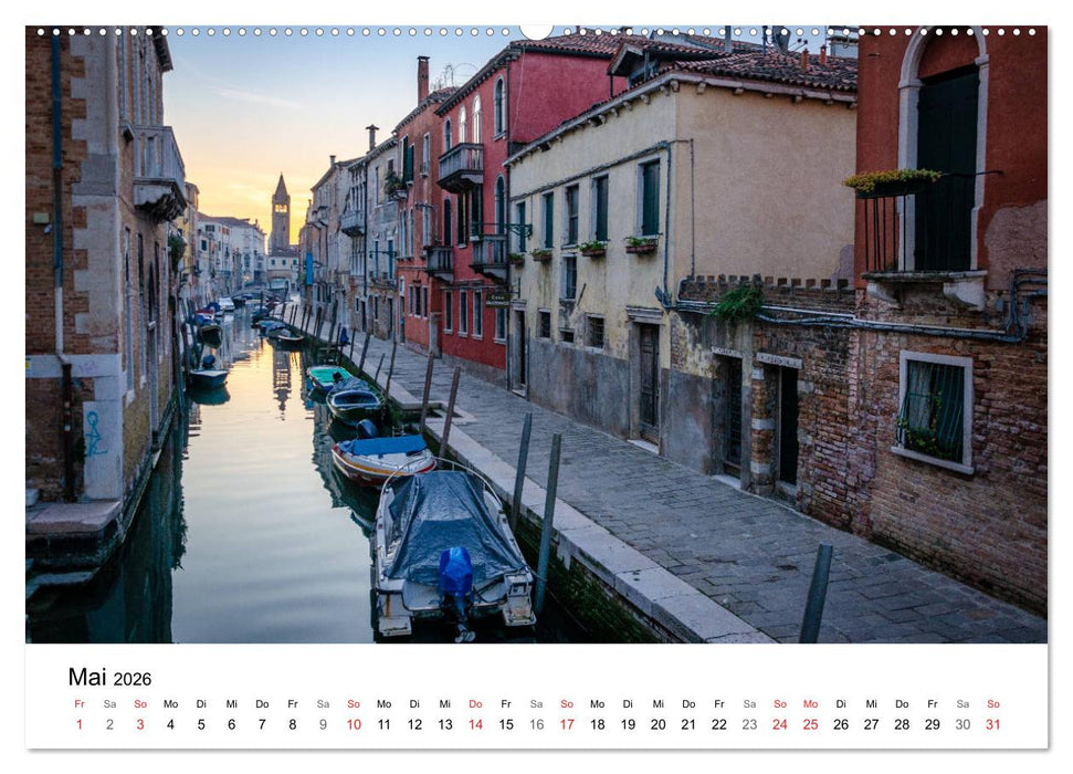 Venedig - Die schönsten Orte (CALVENDO Premium Wandkalender 2026)