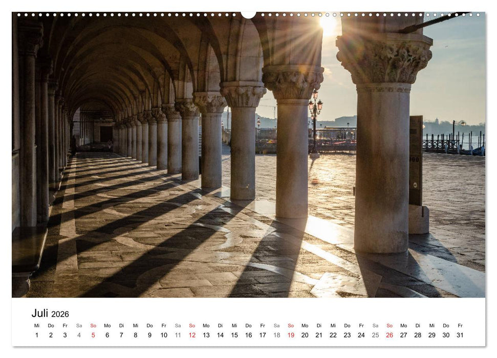 Venedig - Die schönsten Orte (CALVENDO Premium Wandkalender 2026)