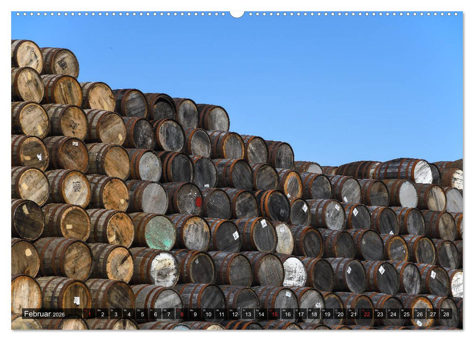 Whisky Distillery - Schottische Brennereien (CALVENDO Premium Wandkalender 2026)
