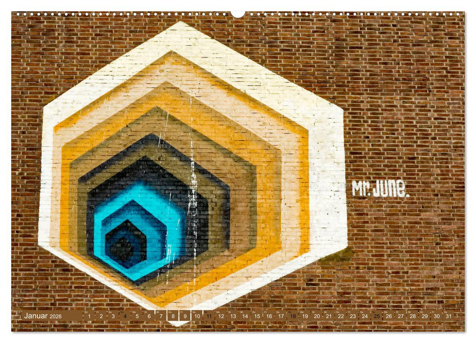 Street art Amsterdam Michael Jaster (CALVENDO Premium Wandkalender 2026)