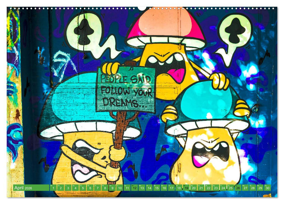 Street art Amsterdam Michael Jaster (CALVENDO Premium Wandkalender 2026)