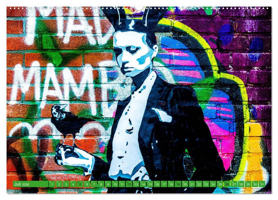 Street art Amsterdam Michael Jaster (CALVENDO Premium Wandkalender 2026)