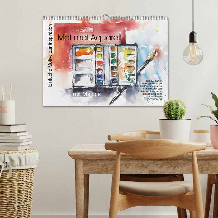Mal mal Aquarell (CALVENDO Wandkalender 2026)