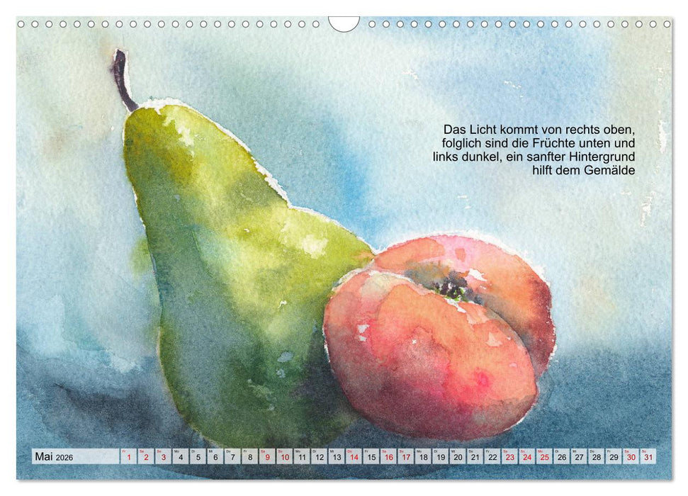 Mal mal Aquarell (CALVENDO Wandkalender 2026)